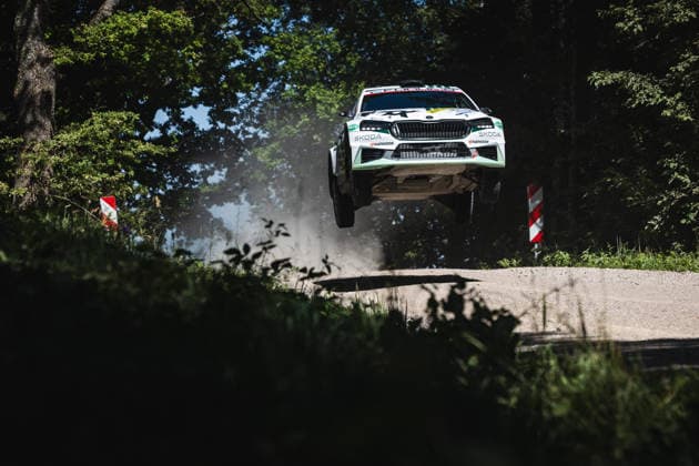 AUTO - WRC, Motorsport Rallye, WM - RALLY ESTONIA 2026 25 Emil LINDHOLM, Gabriel MORALES, SKODA Fabia RS, action during the 2026 Rally Estonia, 8th round of the 2026 WRC WORLD RALLY CAR CHAMPIONSHIP, from July 16 to 29, 2026 at Tartu, Estonia - TartuEstonia  Copyright: xNikosxKatikisx