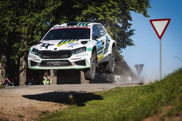 AUTO - WRC, Motorsport Rallye, WM - RALLY ESTONIA 2026 25 Emil LINDHOLM, Gabriel MORALES, SKODA Fabia RS, action during the 2026 Rally Estonia, 8th round of the 2026 WRC WORLD RALLY CAR CHAMPIONSHIP, from July 16 to 29, 2026 at Tartu, Estonia - TartuEstonia  Copyright: xNikosxKatikisx