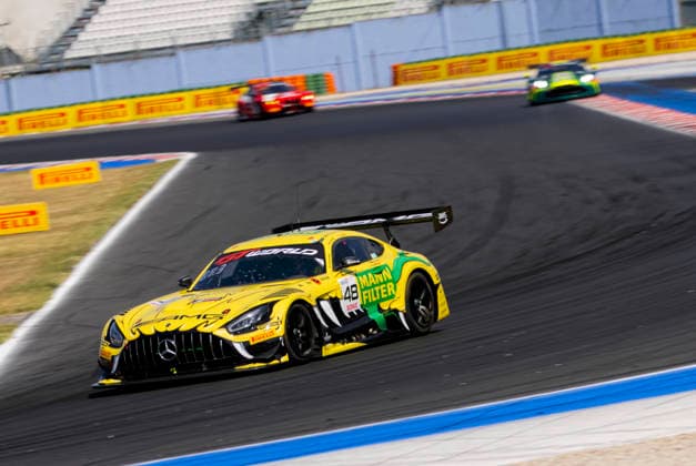 GT World Challenge Misano 2026 - Free Practice 1 Lucas Auer and Maro Engel drive the ( 48) Mercedes-AMG GT3 EVO of Team Winward Racing during the Free Practice 1 of the 5th round of the GT World Challenge Europe by AWS at Misano World Circuit - Marco Simoncelli in Misano, Italy, on July 17, 2026. Misano Italy Italy  Copyright: xFabioxPellicciax originalFilename:pelliccia-gtworldc260717_npUcs.jpg