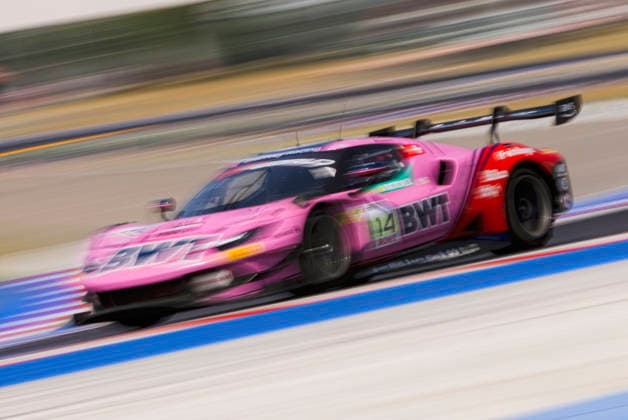 GT World Challenge Misano 2026 - Free Practice 1 Matteo Cairol and Konsta Lappalainen drive the ( 14) Ferrari 296 GT3 EVO of team Emil Frey Racing during the Free Practice 1 of the 5th round of the GT World Challenge Europe by AWS at Misano World Circuit - Marco Simoncelli in Misano, Italy, on July 17, 2026. Misano Italy Italy  Copyright: xFabioxPellicciax originalFilename:pelliccia-gtworldc260717_nplAC.jpg