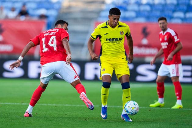 July 17, 2026, Faro, Algare, Portugal: Santiago Mourino of Villarreal CF in action during a Pre-Season friendly football match played between SL Benfica and Villarreal CF at Estadio Algarve on July 17, 2026 in Faro, Portugal Faro Portugal - ZUMAa181 20260717_zaa_a181_023 Copyright: xJoaquinxCorcherox