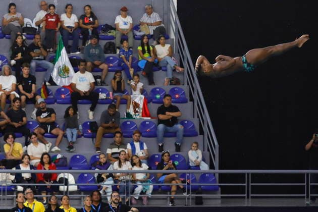 Mexico Diving Cup in Zapopan Luis Felipe Moura of Brazil competes in the men s 3-meter springboard at the Mexico Diving Cup at the Metropolitan Aquatic Center in Zapopan, Mexico, 17 July 2026. ZAPOPAN Mexico  Copyright: xFRANCISCOxGUASCOx