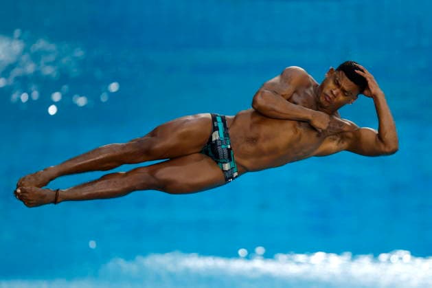 Mexico Diving Cup in Zapopan Luis Felipe Moura of Brazil competes in the men s 3-meter springboard at the Mexico Diving Cup at the Metropolitan Aquatic Center in Zapopan, Jalisco, Mexico, 17 July 2026. ZAPOPAN Mexico  Copyright: xFRANCISCOxGUASCOx