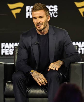 July 17, 2026, New York, New York, USA: Soccer legend David Beckham during Fanatics Fest at the Jacob Javitz Center on Friday, July 17, 2026; New York, New York, USA. NY: Fanatics Fest  - ZUMAs325 20260717_zsp_s325_010 Copyright: xJessxStilesx