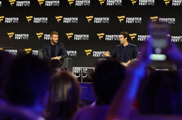 July 17, 2026, New York, New York, USA: Soccer legends David Beckham and Kaka during Fanatics Fest at the Jacob Javitz Center on Friday, July 17, 2026; New York, New York, USA. New York USA - ZUMAs325 20260717_zsp_s325_013 Copyright: xJessxStilesx