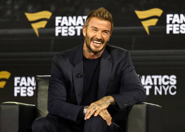 July 17, 2026, New York, New York, USA: Soccer legend David Beckham during Fanatics Fest at the Jacob Javitz Center on Friday, July 17, 2026; New York, New York, USA. NY: Fanatics Fest  - ZUMAs325 20260717_zsp_s325_047 Copyright: xJessxStilesx