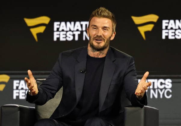 July 17, 2026, New York, New York, USA: Soccer legend David Beckham during Fanatics Fest at the Jacob Javitz Center on Friday, July 17, 2026; New York, New York, USA. NY: Fanatics Fest  - ZUMAs325 20260717_zsp_s325_052 Copyright: xJessxStilesx