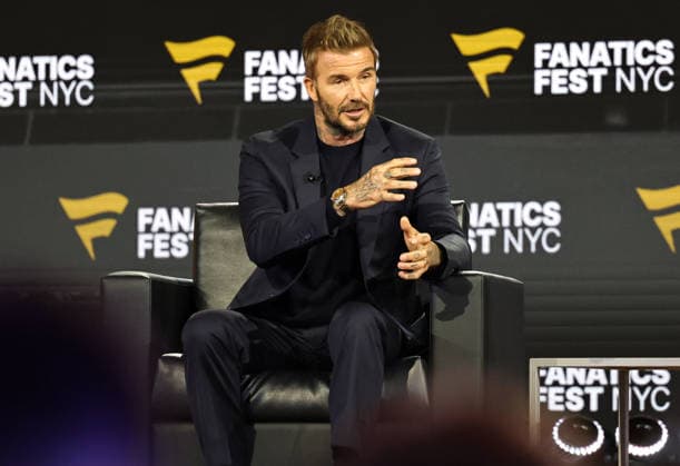 July 17, 2026, New York, New York, USA: Soccer legend David Beckham during Fanatics Fest at the Jacob Javitz Center on Friday, July 17, 2026; New York, New York, USA. New York USA - ZUMAs325 20260717_zsp_s325_040 Copyright: xJessxStilesx