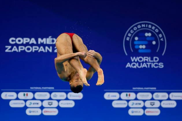 Mexico Diving Cup in Zapopan Cedric Fofana of Canada competes in the men s 3-meter springboard at the Mexico Diving Cup at the Metropolitan Aquatic Center in Zapopan, Jalisco, Mexico, 17 July 2026. ZAPOPAN Mexico  Copyright: xFRANCISCOxGUASCOx