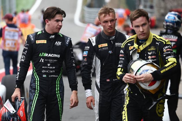 Formula 2 Round In Belgium Enzo Fittipaldi and Martinius Stenshorne after Formula 2 qualifying at Spa-Francorchamps in Spa, Belgium on July 17, 2026. Spa Belgium  Copyright: xJakubxPorzyckix originalFilename:porzycki-formula2260717_np4ro.jpg