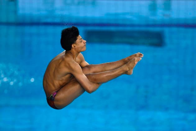 Mexico Diving Cup in Zapopan Carlos Solorzano of Mexico competes in the men s 3-meter springboard at the Mexico Diving Cup at the Metropolitan Aquatic Center in Zapopan, Jalisco, Mexico, 17 July 2026. ZAPOPAN Mexico  Copyright: xFRANCISCOxGUASCOx
