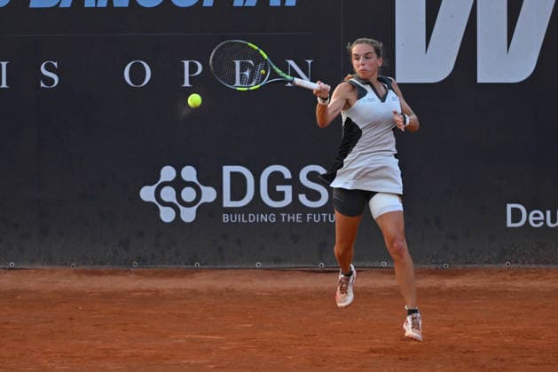 IPA86764161 - Lucia Bronzetti of Italy faces off against Deborah Chiesa of Italy during their quarterfinal match at the ATV Bancomat Tennis Open WTA, Tennis Damen 125 at the Antico Tiro a Volo Club on July 17, 2026, in Rome, Italy. (Photo by Roberto Bettacchi)  Copyright: xRobertoxBettacchi IPAxSportx xx 86764161