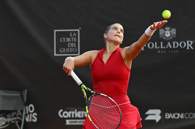 IPA86764191 - Deborah Chiesa of Italy faces off against Lucia Bronzetti of Italy during their quarterfinal match at the ATV Bancomat Tennis Open WTA, Tennis Damen 125 at the Antico Tiro a Volo Club on July 17, 2026, in Rome, Italy. (Photo by Roberto Bettacchi)  Copyright: xRobertoxBettacchi IPAxSportx xx 86764191