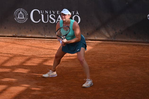 IPA86764504 - Nuria Brancaccio of Italy faces Julia Riera of Argentina in the quarterfinals at the ATV Bancomat Tennis Open WTA, Tennis Damen 125 at the Antico Tiro a Volo Club on July 17, 2026, in Rome, Italy. (Photo by Roberto Bettacchi)  Copyright: xRobertoxBettacchi IPAxSportx xx 86764504