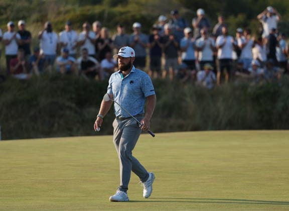 154th Open Golf Championships - Round 2 Tyrrell Hatton of England walks on the 16th green during the British Open Golf Championship at Royal Birkdale in Southport, Britain, 17 July 2026. SOUTHPORT UNITED KINGDOM  Copyright: xADAMxVAUGHANx