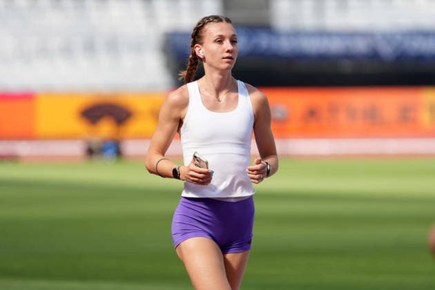 Track and Field: London Athletics Meet Femke Broeders-Bol (NED) runs during training session ahead of the London Athletics Meet at London Stadium, Friday, July 17, 2026, in London, United Kingdom. London England United Kingdom EDITORIAL USE ONLY Copyright: xImagexofxSportx ImagexofxSportx iosphotos414913