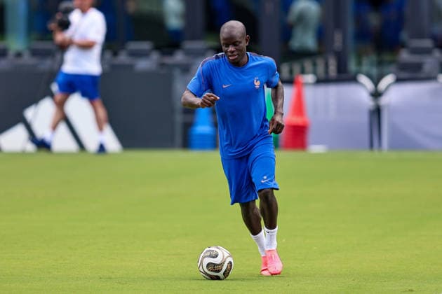 July 17, 2026, Fort Lauderdale, Florida, USA: Ngolo Kante 13 of France attends a France soccer team training session in preparation for a FIFA World Cup, WM, Weltmeisterschaft, Fussball 26 Bronze Final match between France and England. Fort Lauderdale USA - ZUMAa257 20260717_zsp_a257_013 Copyright: xChrisxArjoonx