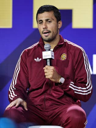 July 17, 2026, New York, New York, USA: Spain captain Rodri during a special FIFA World Cup, WM, Weltmeisterschaft, Fussball Final press conference, PK, Pressekonferenz event at Fanatics Fest at the Jacob Javitz Center on Friday, July 17, 2026; New York, New York, USA. New York USA - ZUMAs325 20260717_zsp_s325_171 Copyright: xJessxStilesx