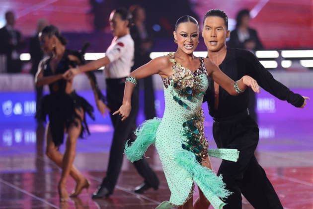 NANJING, CHINA - JULY 17: A contestant demonstrates dance skills during the 2026 WDSF Asian DanceSport Festival on July 17, 2026 in Nanjing, Jiangsu Province of China. The opening ceremony of the event was held at Nanjing International Expo Center.  Copyright: xChinaxNewsxServicex 111654900580
