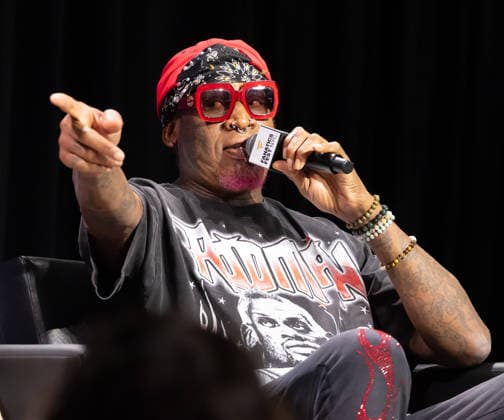 2026 Fanatic Fest- Day 2 Featuring: Dennis Rodman Where: New York, New York, United States When: 17 Jul 2026 Credit: Janet Mayer INSTARimages.com EDITORIAL USE ONLY. NOT FOR USE BY NEWSPAPERS BASED IN THE UK. Copyright: xx instar55860297