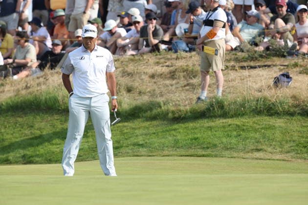 Japan s Hideki Matsuyama during the day 2 of the 2026 British Open Golf Championships at Royal Birkdale golf club, in Southport, England, on Julyl 17, 2026. Noxthirdxpartyxsales  aflo_338370679 KojixAokix