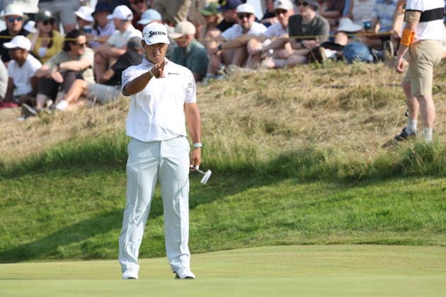 Japan s Hideki Matsuyama during the day 2 of the 2026 British Open Golf Championships at Royal Birkdale golf club, in Southport, England, on Julyl 17, 2026. Noxthirdxpartyxsales  aflo_338370683 KojixAokix