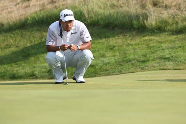 Japan s Hideki Matsuyama during the day 2 of the 2026 British Open Golf Championships at Royal Birkdale golf club, in Southport, England, on Julyl 17, 2026. Noxthirdxpartyxsales  aflo_338370684 KojixAokix