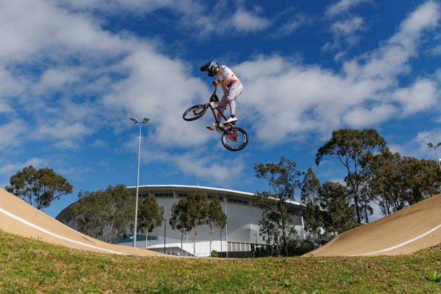 BMX WORLD CHAMPIONSHIPS, Juan Velasquez Carmona of Colombia competes during the BMX World Championships at Brisbane SX International BMX Centre in Brisbane, Saturday, July 18, 2026. ( NO ARCHIVING, EDITORIAL USE ONLY BRISBANE QUEENSLAND AUSTRALIA  Copyright: xRUSSELLxFREEMANx 20260718142683592599