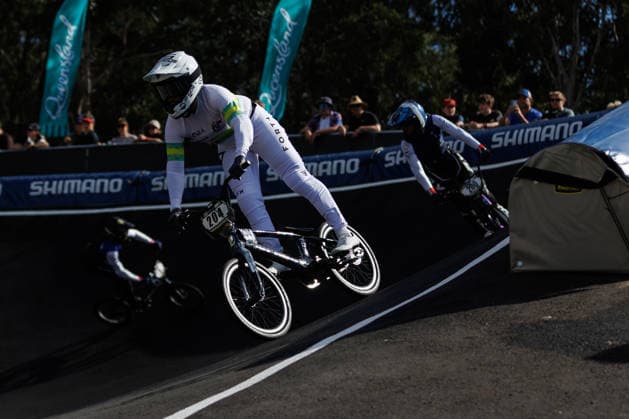 BMX WORLD CHAMPIONSHIPS, Isabell May of Australia competes during the BMX World Championships at Brisbane SX International BMX Centre in Brisbane, Saturday, July 18, 2026. ( NO ARCHIVING, EDITORIAL USE ONLY BRISBANE QUEENSLAND AUSTRALIA  Copyright: xRUSSELLxFREEMANx 20260718164576868262