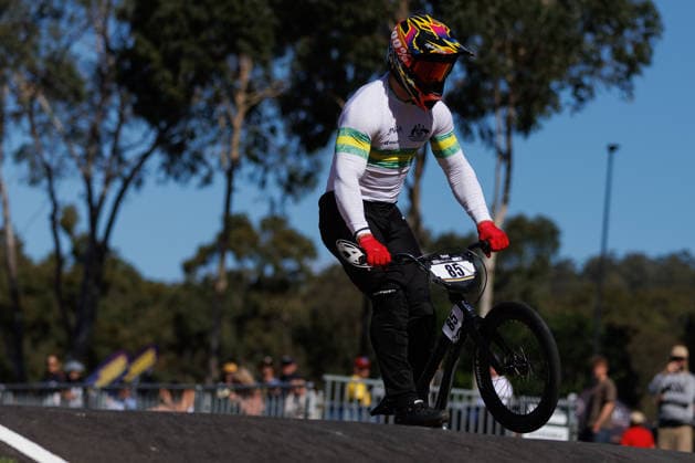 BMX WORLD CHAMPIONSHIPS, Jack Davis of Australia competes during the BMX World Championships at Brisbane SX International BMX Centre in Brisbane, Saturday, July 18, 2026. ( NO ARCHIVING, EDITORIAL USE ONLY BRISBANE QUEENSLAND AUSTRALIA  Copyright: xRUSSELLxFREEMANx 20260718148047318752