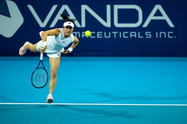Vanda Pharmaceuticals Athens Open - Day 5 Miyu Kato of Japan and Hao-Ching Chan of Chinese Taipei play during their semi-final doubles match against Eudice Chong of Hong Kong and Katarzyna Piter of Poland at the 2026 Vanda Pharmaceuticals Athens Open Women s tennis tournament at the Athens Olympic Tennis Centre in Athens, Greece. Athens Athens Greece  Copyright: xOwenxHammondx originalFilename:hammond-2026vand260717_npYJY.jpg