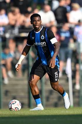 Club Brugge v sc Heerenveen - Friendly match ROESELARE, BELGIUM - JULY 17 : Onyedika Nwadike Raphael midfielder of Club Brugge in action during the friendly match between Club Brugge and sc Heerenveen on July 17, 2026 in Roeselare, Belgium, 17 07 2026 Roeselare Belgium  Copyright: xNicoxVereeckenx