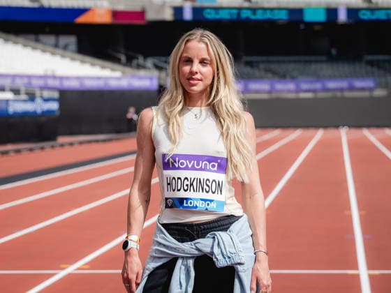 Keely Hodgkinson 800m on there day before the Diamond League Athletics at the London Stadium, Queen Elizabeth Olympic Park , London, England on 17 July 2026. Copyright: xPhilxHutchinsonx 45280012