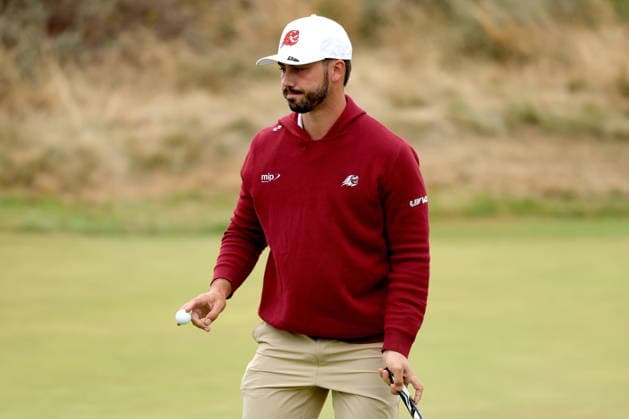 154th Open Golf Championships - Round 3 Jose Luis Ballester Barrio of Spain reacts after a putt on the 3rd hole during Round 3 of the British Open Golf Championships at Royal Birkdale in Southport, Britain, 18 July 2026. SOUTHPORT UNITED KINGDOM  Copyright: xADAMxVAUGHANx