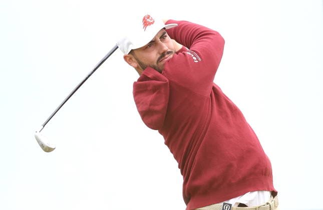 154th Open Golf Championships - Round 3 Jose Luis Ballester Barrio of Spain tees off on the 3rd hole during Round 3 of the British Open Golf Championships at Royal Birkdale in Southport, Britain, 18 July 2026. SOUTHPORT UNITED KINGDOM  Copyright: xADAMxVAUGHANx