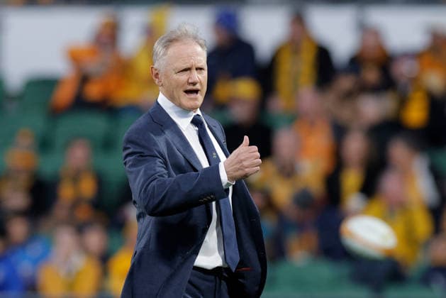 RUGBY AUSTRALIA ITALY, Joe Schmidt, head coach of the Wallabies is seen before the Nations Championship Round 3 match between the Australian Wallabies and the Italian Azzurri at HBF Park in Perth, Saturday, July 18, 2026. ( NO ARCHIVING, EDITORIAL USE ONLY PERTH WESTERN AUSTRALIA AUSTRALIA  Copyright: xRICHARDxWAINWRIGHTx 20260718188405952048