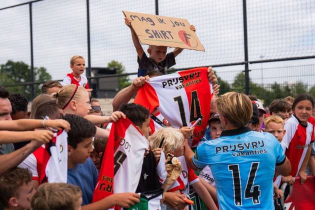 ROTTERDAM, 17-07-2026, Sportpark Varkenoord , Pre-season friendly Feyenoord - Sporting Charleroi , Season 2026 2027 , Picture shows Feyenoord player Sem Steijn Feyenoord - Sporting Charleroi  x205084659x Copyright: