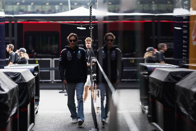 Formula 1 Moët & Chandon Belgian Grand Prix 2026 Dan Schiumarini OVERTAKE MAXPPP - Spa 18 07 2026 63 RUSSELL George (gbr), Mercedes-AMG PETRONAS Formula One Team, portrait at the Formula 1 Moët & Chandon Belgian Grand Prix 2026, the 10th round of the 2026 FIA Formula 1 World Championship, WM, Weltmeisterschaft at the Circuit de Spa-Francorchamps in Spa, Belgium, from 16 to 19 July 2026 Spa Belgium  Copyright: xOVERTAKE MAXPPPxDanxSchiumarinix OVT202607185658 OVT202607185658