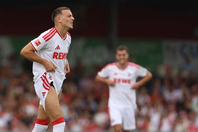 Said El Mala (1. FC Köln) gestikuliert, Gestik, ist enttaeuscht waehrend des Testspiels zwischen 1.FC Köln und FC Rheinsüd Köln, Suedstadion am 18. July 2026 in Köln, Deutschland. (Foto von Oliver Kaelke DeFodi Images) +++ Said El Mala (1. FC Köln) gestures, looks dejected during the friendly match between 1.FC Köln and FC Rheindsüd Köln at Suedstadion on July 18, 2026 in Cologne, Germany. (Photo by Oliver Kaelke DeFodi Images) (Photo by Oliver Kaelke DeFodi Images) - *** Said El Mala of 1 FC Köln gestures, looks dejected during the friendly match between 1 FC Köln and FC Rheinsüd Köln, Suedstadion on July 18, 2026, in Cologne, Germany. Photo by Oliver Kaelke, DeFodi Images. Said El Mala of 1 FC Köln gestures and looks dejected during the friendly match between 1 FC Köln and FC Rheinsüd Köln at Suedstadion on July 18, 2026 in Cologne, Germany Photo by Oliver Kaelke DeFodi Images Photo by Oliver Kaelke DeFodi Images