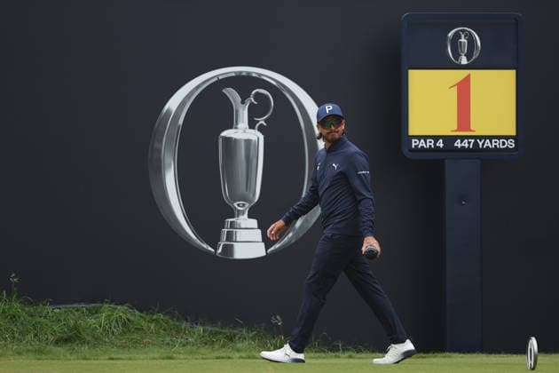 154th Open Golf Championships - Round 3 Rickie Fowler of the USA walks onto the 1st tee during the British Open Golf Championships at Royal Birkdale in Southport, Britain, 18 July 2026. SOUTHPORT UNITED KINGDOM  Copyright: xADAMxVAUGHANx
