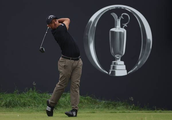 154th Open Golf Championships - Round 3 Xander Schauffele of the USA in action on the 1st tee during the British Open Golf Championships at Royal Birkdale in Southport, Britain, 18 July 2026. SOUTHPORT UNITED KINGDOM  Copyright: xADAMxVAUGHANx