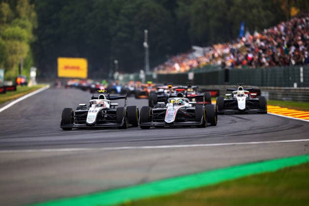 AUTO - FORMULA 3 2026 - SPA 25 NAKAMURA Jin (jpn), Hitech TGR, Dallara F3 2025, action 18 BADOER Brando (ita), Rodin Motorsport, Dallara F3 2025, action during the 6th round of the 2026 FIA Formula 3 Championship from July 17 to 19, 2026 on the Circuit de Spa-Francorchamps, in Stavelot, Belgium - StavelotBelgium  Copyright: xEricxAlonsox