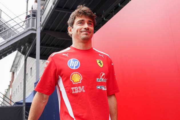 FORMULA ONE BELGIAN GRAND PRIX 2026 Charles Leclerc 16 (MON) Ferrari arriving for qualifying during the Formula 1 Moet & Chandon Belgian Grand Prix 2026, 10th round of the 2026 Formula 1 World Championship, WM, Weltmeisterschaft from 17th - 19th July 2026 at Circuit de Spa-Francorchamps, Stavelot, Belgium. Credit: Robbie Hoad Every Second Media Editorial use only. All images are copyright Every Second Media Limited. No images may be reproduced without prior permission. Copyright: xIMAGO EveryxSecondxMediax ESM-2070-0266 RobbiexHoadx xEveryxSecondxMediax