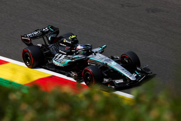 F1 - BELGIAN GRAND PRIX 2026 12 KIMI ANTONELLI Andrea (ita), Mercedes AMG F1 Team W17, action during the Formula 1 Belgian Grand Prix 2026, 10th round of the 2026 Formula One World Championship, WM, Weltmeisterschaft from July 17 to 19, 2026 on the Circuit de Spa-Francorchamps, in Stavelot, Belgium -  Copyright: xEricxAlonsox