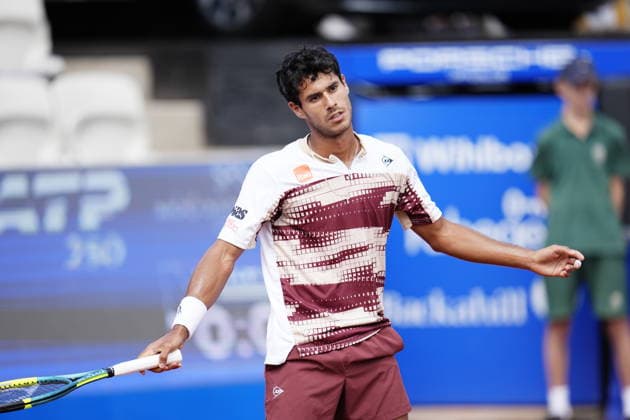 BASTAD, SVERIGE 20260718 Adolfo Daniel Vallejo under herrsemifinalen vid tennissmatchen Nordea Open i Bastad. GÖTEBORG SVERIGE x9200x *** BASTAD, SWEDEN July 18, 2026 Adolfo Daniel Vallejo during the men s semifinal at the Nordea Open tennis tournament in Bastad GOTHENBURG, SWEDEN x9200x  Copyright: xBjörnxLarssonxRosvall TTx NORDEA OPEN TENNIS I BASTAD