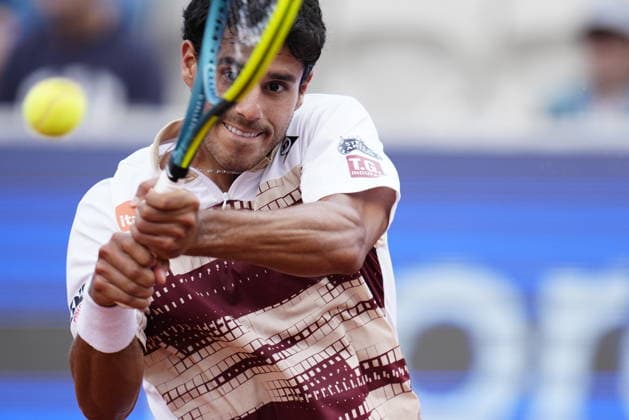 Sport Bilder des Tages BASTAD, SWEDEN 20260718 Adolfo Daniel Vallejo during the men s semifinal at the Nordea Open tennis match in Bastad. BASTAD SWEDEN x9200x *** BASTAD, SWEDEN July 18, 2026 Adolfo Daniel Vallejo during the men s semifinal at the Nordea Open tennis tournament in Bastad BASTAD SWEDEN x9200x  Copyright: xBjörnxLarssonxRosvall TTx NORDEA OPEN TENNIS IN BASTAD