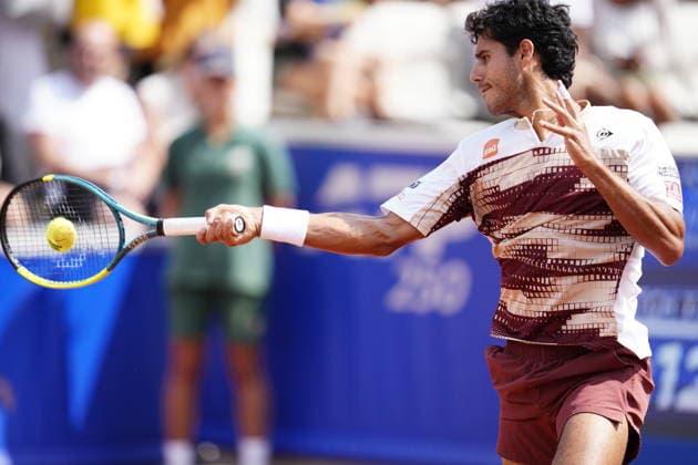 BASTAD, SWEDEN 20260718 Adolfo Daniel Vallejo during the men s semifinal at the Nordea Open tennis match in Bastad. BASTAD SWEDEN x9200x *** BASTAD, SWEDEN July 18, 2026 Adolfo Daniel Vallejo during the men s semifinal at the Nordea Open tennis tournament in Bastad BASTAD SWEDEN x9200x  Copyright: xBjörnxLarssonxRosvall TTx NORDEA OPEN TENNIS IN BASTAD