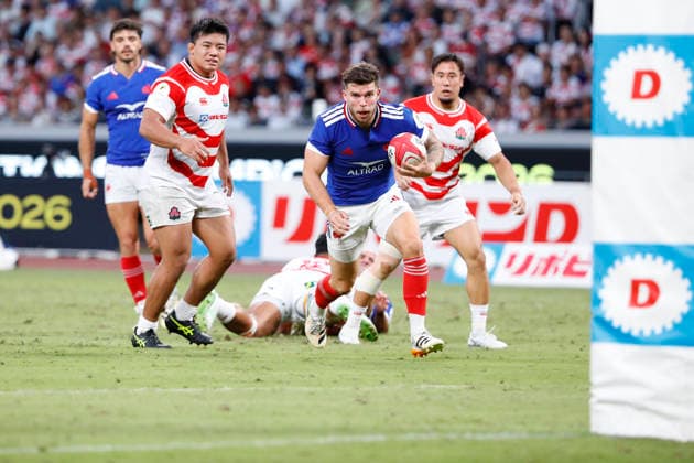 Sport Bilder des Tages July 18, 2026, Tokyo, Japan: Matthieu Jalibert of France (15) in action during the Nations Championship 2026 between Japan and France at the National Stadium in Tokyo. France defeats Japan 42-15. Tokyo Japan - ZUMAm191 20260718_aap_m191_008 Copyright: xRodrigoxReyesxMarinx