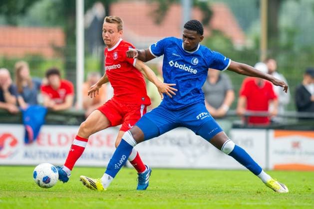 DELDEN , 18-07-2026 , Sportpark de Scheetheuvel , season 2026 2027 , Dutch Pre-season football , match between FC Twente and KAA Gent, picture shows FC Twente player Mathias Kjolo Twente - Gent (friendly)  x205086328x Copyright: