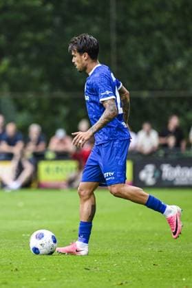 Gent s Filipe Alves Tiago pictured in action during a friendly game between KAA Gent and Dutch FC Twente, at the summer training camp of Belgian first division soccer team KAA Gent in De Lutte, Losser, the Netherlands on Saturday 18 July 2026, to prepare for the upcoming 2026-2027 season. TOM GOYVAERTS TomxGoyvaerts  x181411073x